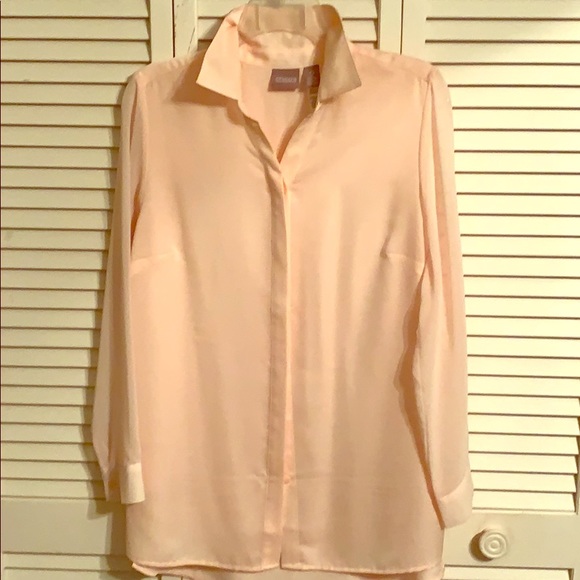Chico’s Light peach blouse - Picture 1 of 4